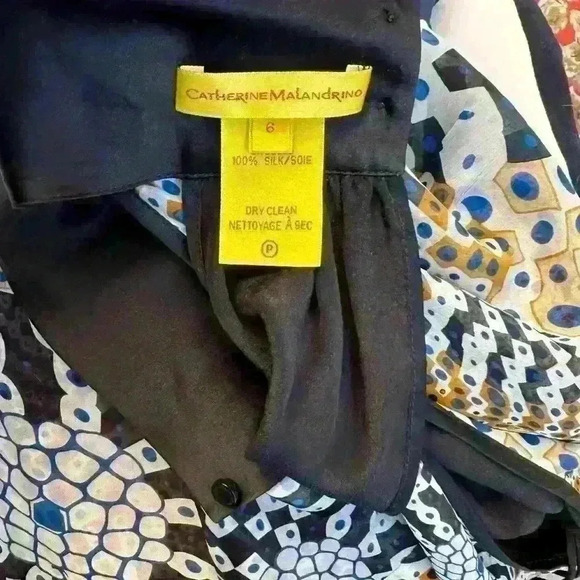 Catherine Malandrino High Neck Silk Dress 🖤 - Picture 8 of 9